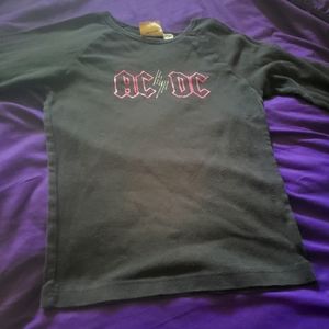 Childsize S Vintage AC/DC shirt with bling